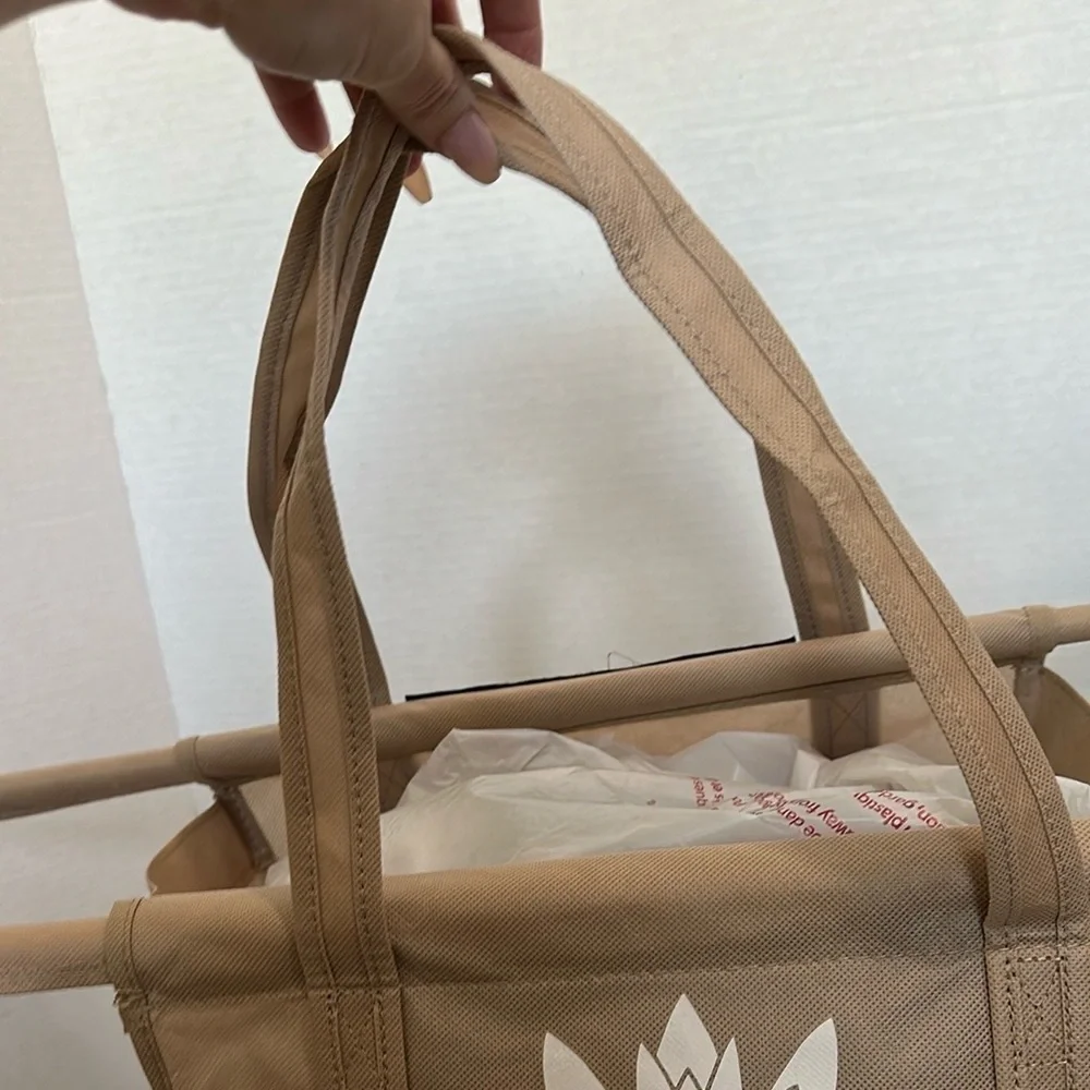 LOTUS Trolley Bag in Tan and Black